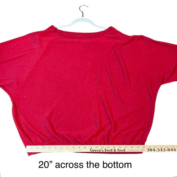 I.N.C By International Concepts Woman. Color is Metallic Red. Size 2X. - Picture 9 of 11